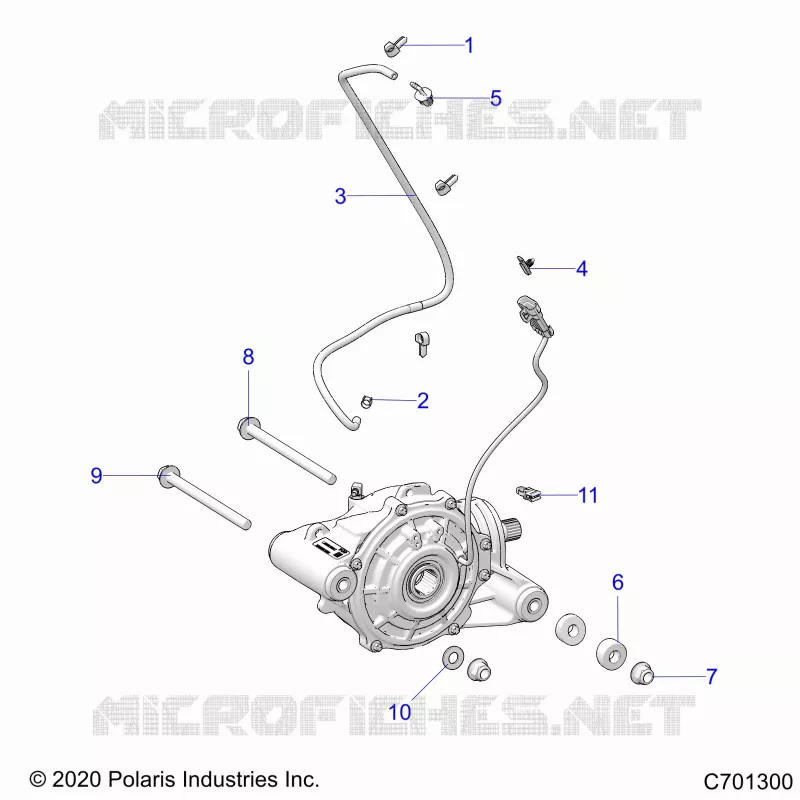 TREN, FRONT GEARCASE MOUNTING