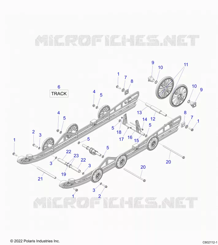 SUSPENSION TRASERA AND TRACK