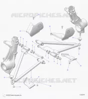 SUSPENSION, A-ARM AND PUNTAL MOUNTING