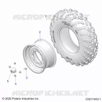 RUEDAS, FRONT TIRE