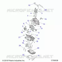 ENGINE, CRANKCASE AND CIGUEÑAL