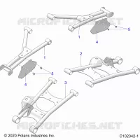 SUSPENSION TRASERA CONTROL ARMS