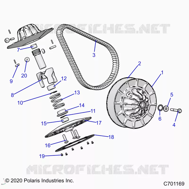 TREN, SECONDARY CLUTCH