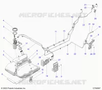 SISTEMA DE COMBUSTIBLE, EVAP FUEL TANK ASM.