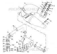 SISTEMA DE ESCAPE SLTX B964590 and Intl. SLTX I964590 (4935783578B004)