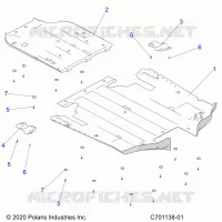 CHASSIS, ESQUÃD PLATES