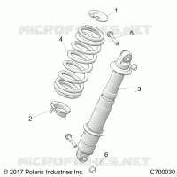 SUSPENSION TRASERA SHOCK MOUNTING