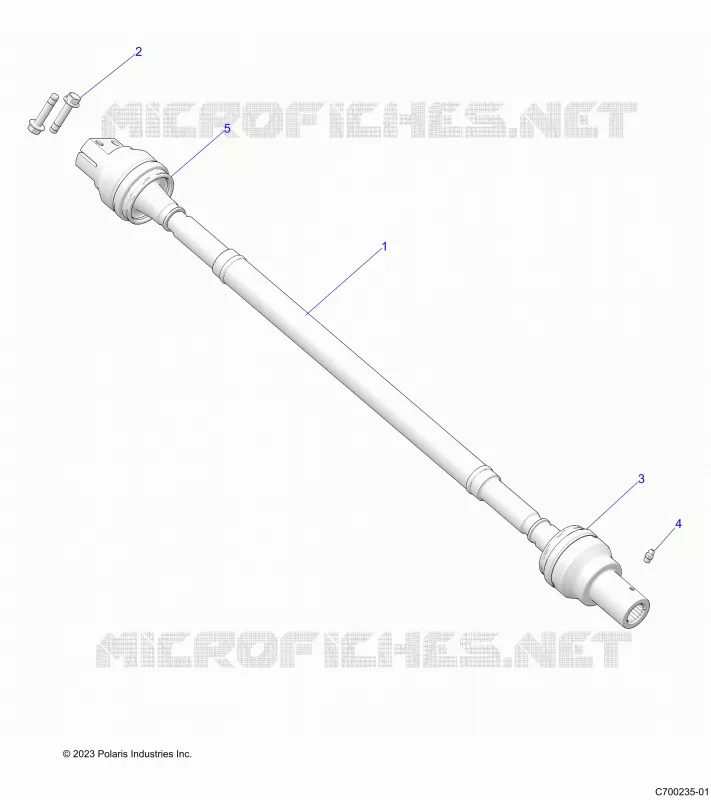 TREN, REAR PROP SHAFT