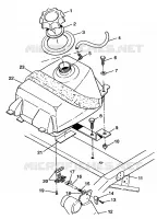 GASOLINA TANK Trail Blazer W98BA25C (4945464546A012)