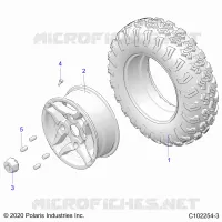 RUEDAS, FRONT TIRE