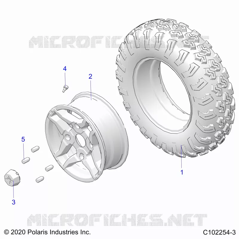 RUEDAS, FRONT TIRE