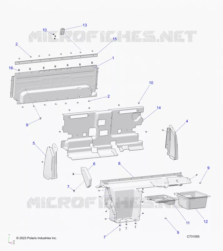 CARROCERÍA POSTERIOR CLOSEOFF, AND FENDERS