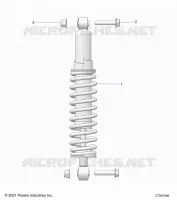 SUSPENSION, SHOCK TRASERO