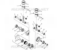 PISTÓN Y CIGÜEÑAL SPORT 0960443, SPORT TOURING 0960243  AND EUROPEAN SP (4932223222C013)