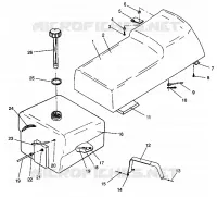 ASIENTO Y tanque de gas ASAMBLEA WIDETRAK LX 0942064 (49250425040002)