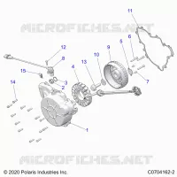 ENGINE, STATOR AND FLYRUEDA