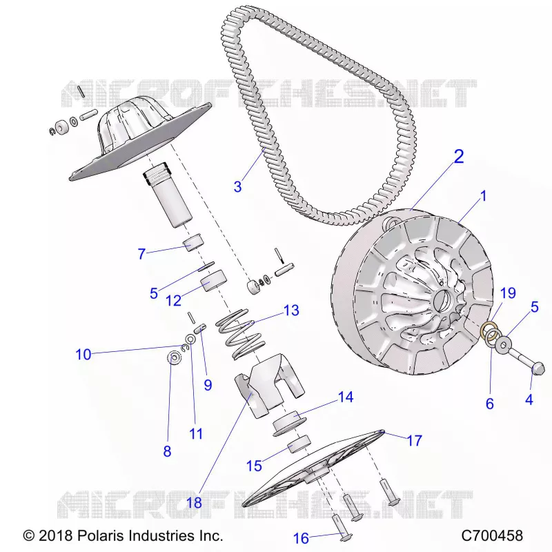 TREN, SECONDARY CLUTCH