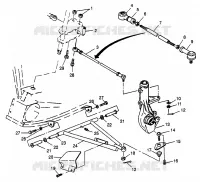 Wishbones Scrambler 400L W97BC38C (4939893989B010)