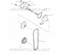 BOMBA DE AGUA 440 0952760, 440 SKS 0952560,  and EUROPEAN 440 SKS E952560 (4929032903C009)