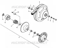 accionado de embrague ASSEMBLY 6X6 350L W938739 (4924062406032A)