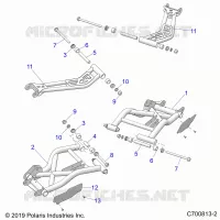 SUSPENSION TRASERA CONTROL ARMS