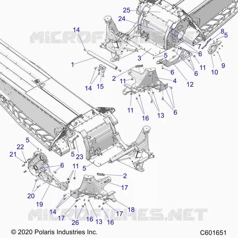 CHASIS, BULKHEAD ASM.