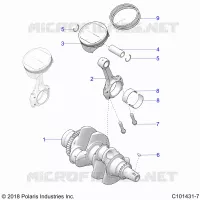 ENGINE, CIGUEÑAL AND PISTON