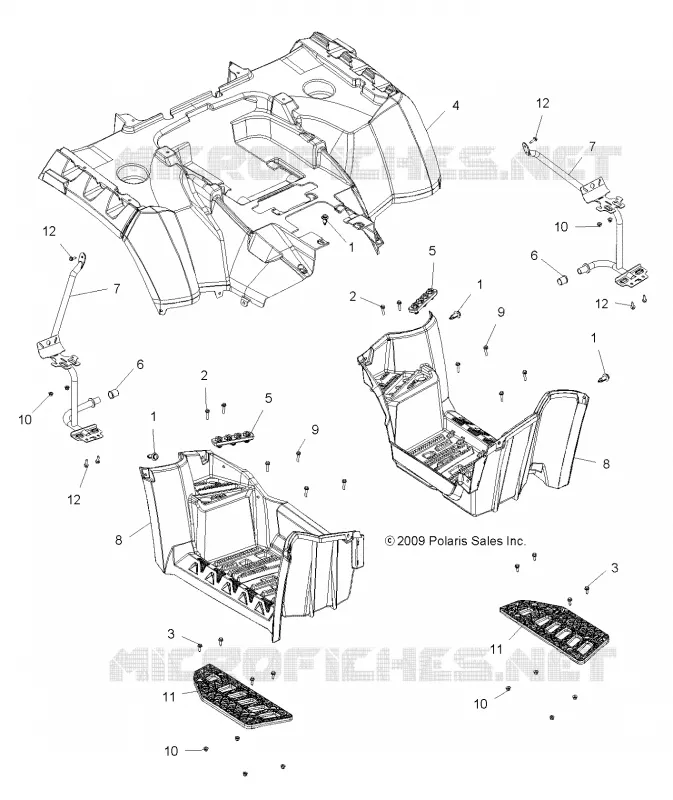TRASERO CAB and FOOTWELL