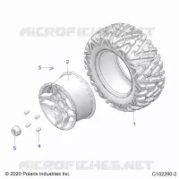 RUEDAS, REAR TIRE