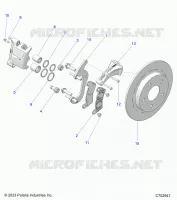 BRAKES, PINZA TRASERA