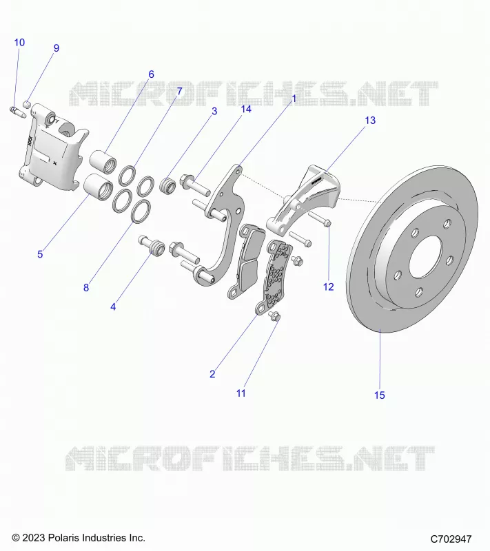 BRAKES, PINZA TRASERA