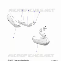 STEERING, HAND GUARDS