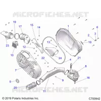 TREN, CLUTCH COVER AND DUCTING