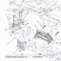 CHASSIS, MOTOR AND REAR DRIVELINE MOUNTING