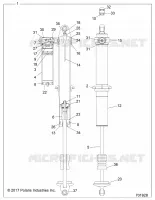 SUSPENSION, SHOCK TRASERO