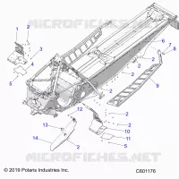 CHASSIS, PROTECCIÃ³N DEL EMBRAGUE, FOOTRESTS, AND RUNNINGBOARDS