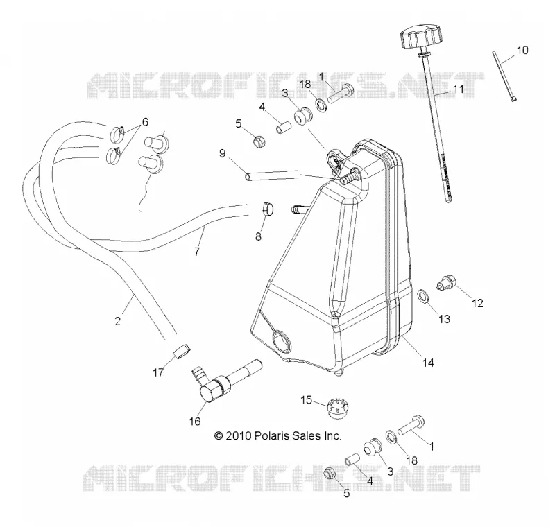 MOTOR, TANQUE DE ACEITE