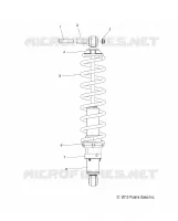SUSPENSION, SHOCK TRASERO TRACK (7043994)