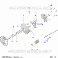 TREN, PRIMARY CLUTCH