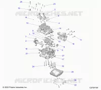 ENGINE, CRANKCASE AND CIGUEÑAL
