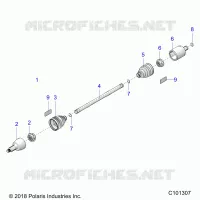TREN, DRIVE SHAFT, FRONT