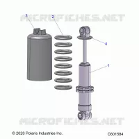 SUSPENSION, CHOQUE FRONTAL TRACK (7045494)