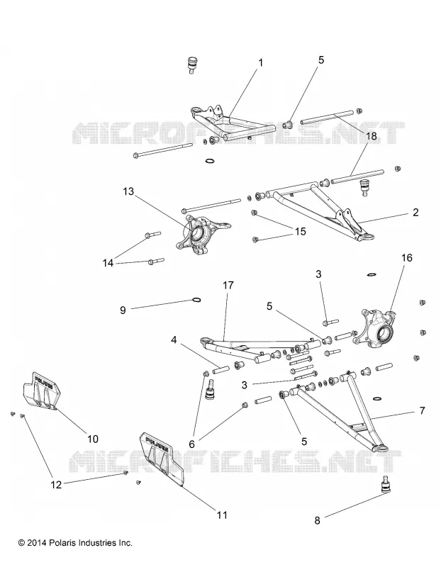 SUSPENSIÓN DELANTERA CONTROL ARMS