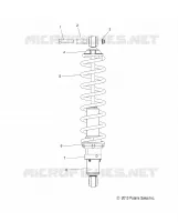 SUSPENSION, SHOCK TRASERO TRACK (7043994)