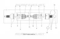 DRIVE TRAIN, EJE DE TRANSMISIÃ“N, REAR