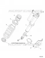 SUSPENSION TRASERA SHOCK MOUNTING