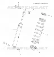 SUSPENSION, SHOCK TRASERO