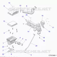 ENGINE, TOMA DE AIRE SYSTEM