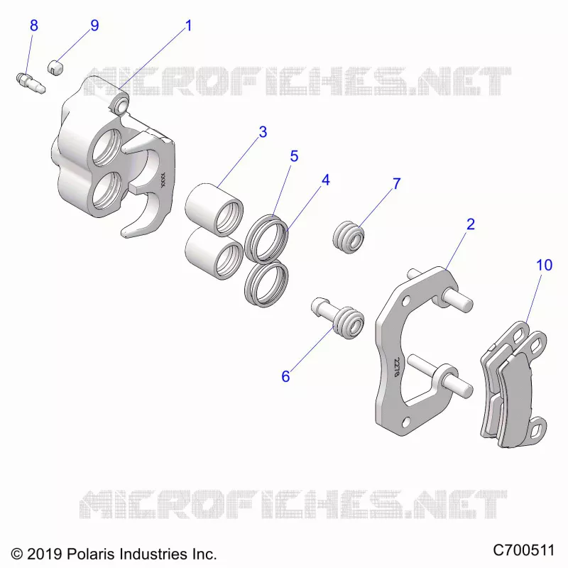 BRAKES, PINZA TRASERA