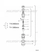 MOTOR, NOZZLE HOLDER (COMPONENT PARTS)